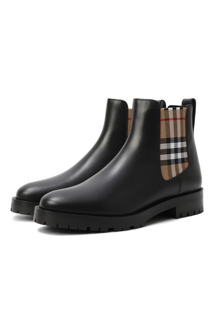 Женские кожаные ботинки allostock chk BURBERRY, арт. 8042363