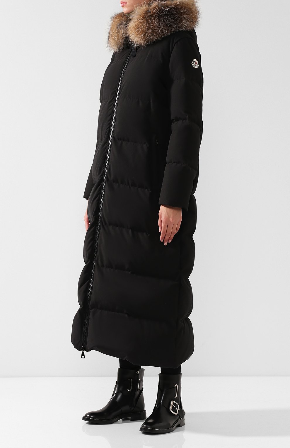 Пуховик с меховой отделкой капюшона MONCLER, арт. D2-093-49396-25-57843, фото 3