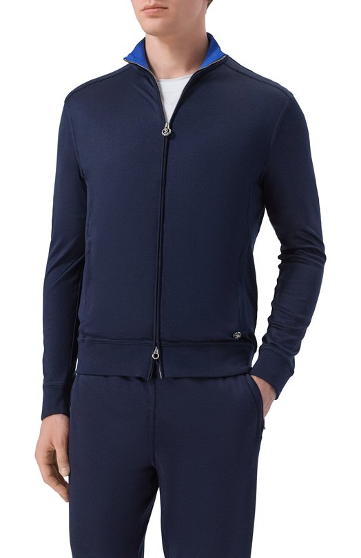 Шелковая толстовка Stefano Ricci K919511R31/R26190 Синий  K919511R31/R26190 Фото 3