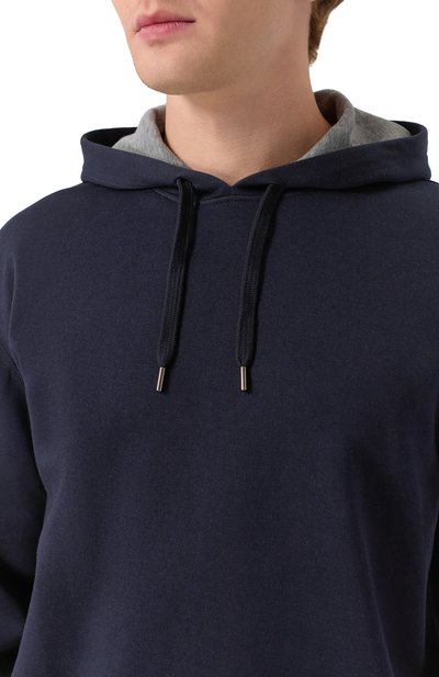 Худи из хлопка и кашемира BRUNELLO CUCINELLI, арт. MM8319021G, фото 5