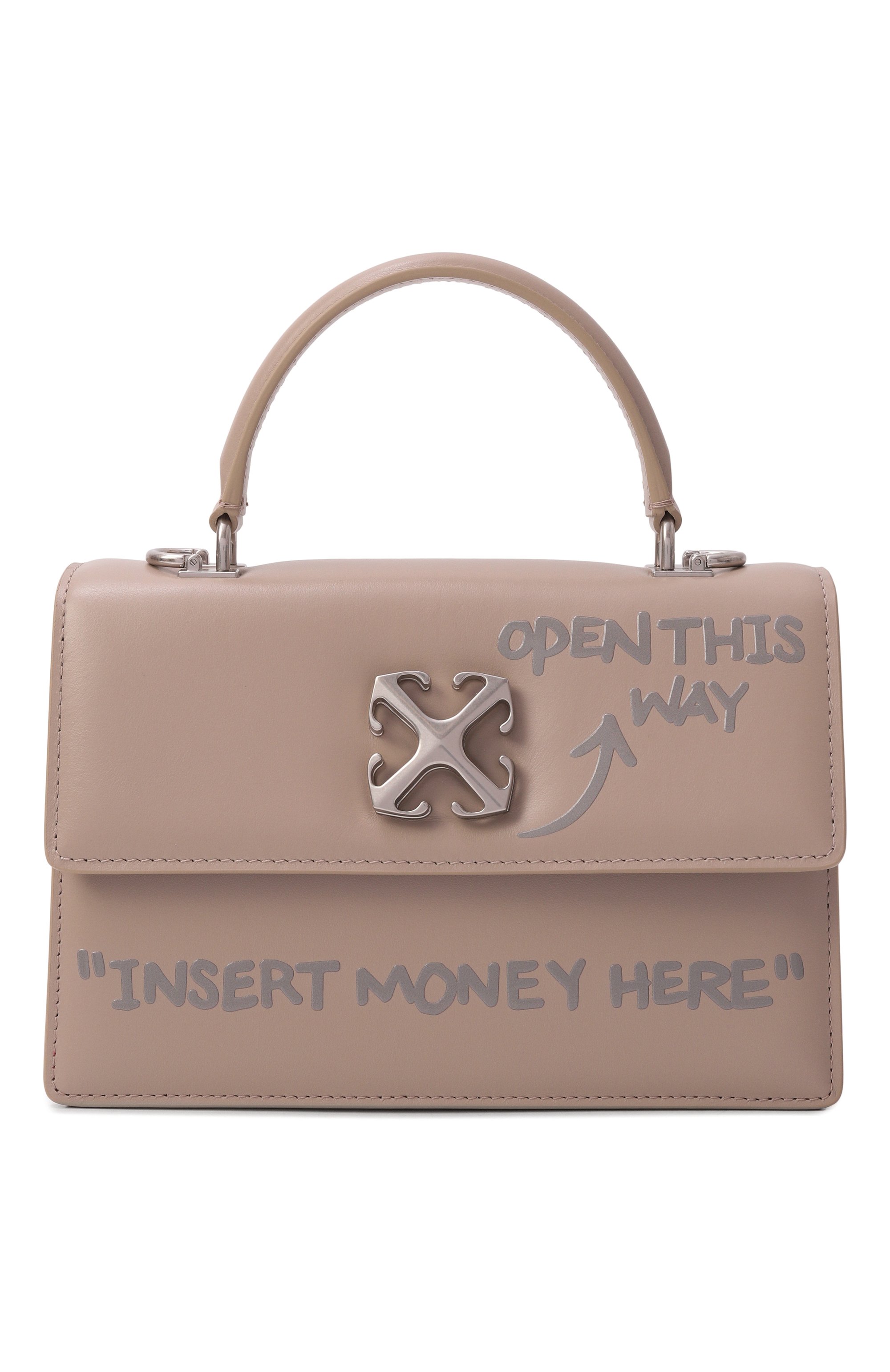 Сумка jitney 1.4 OFF-WHITE, арт. 0WNP062S26LEA001, фото 1