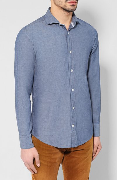 Хлопковая рубашка ELEVENTY PLATINUM, арт. 979CA0053 CAM27036, фото 3