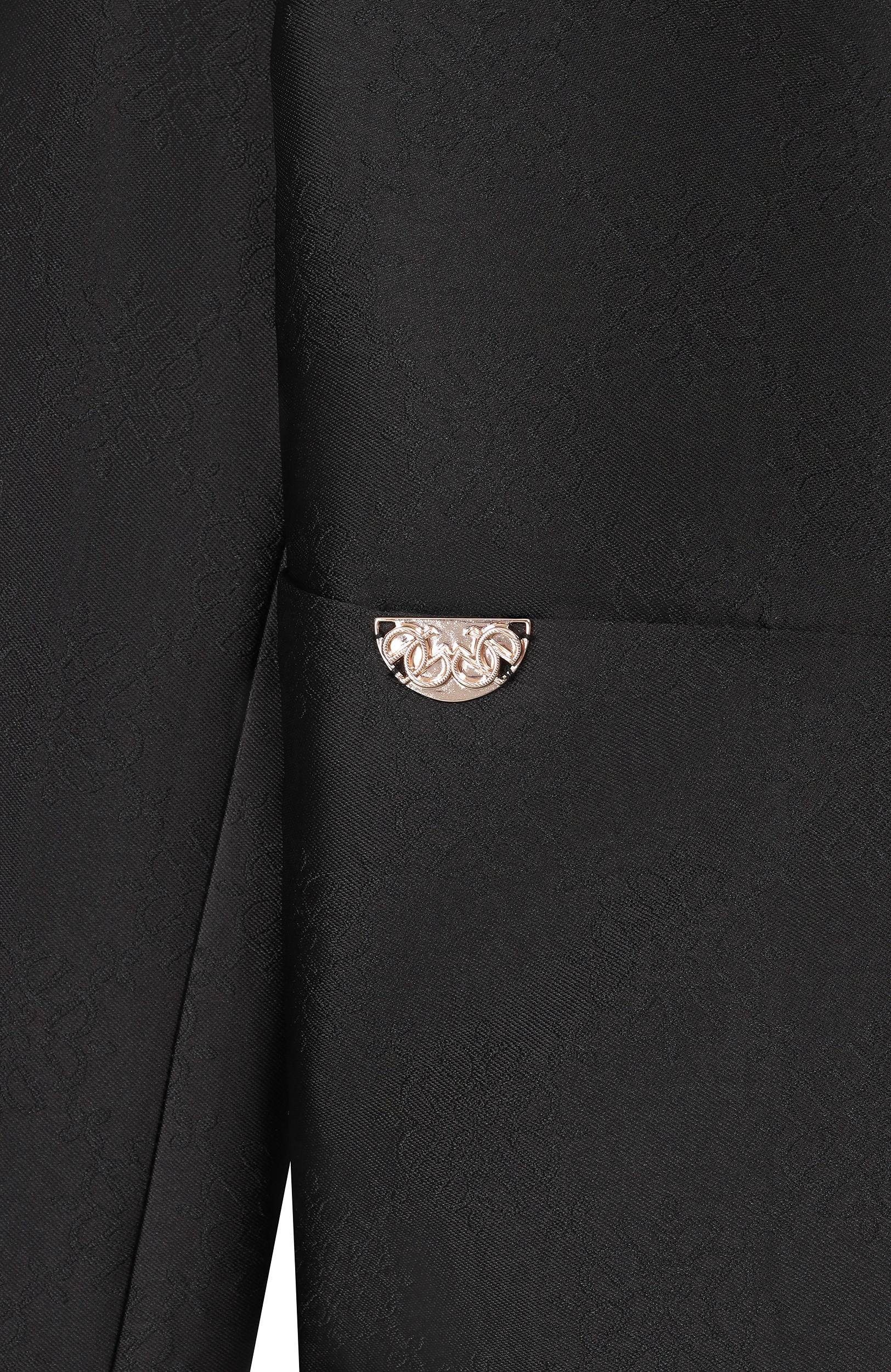 Жакет ELIE SAAB JUNIOR черного цвета по цене 68950 руб., арт. EFGC025/TS1133_001, фото 3 Жакет ELIE SAAB JUNIOR, арт. EFGC025/TS1133_001, фото 3