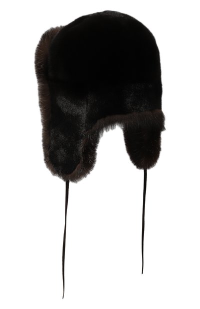 Шапка-ушанка сандра из меха норки и соболя FURLAND, арт. 0139625610018400000, фото 2