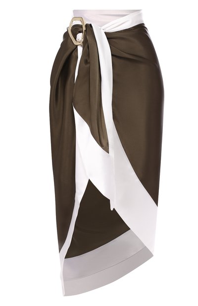 Женская шелковая юбка BALMAIN, арт. BPG430270