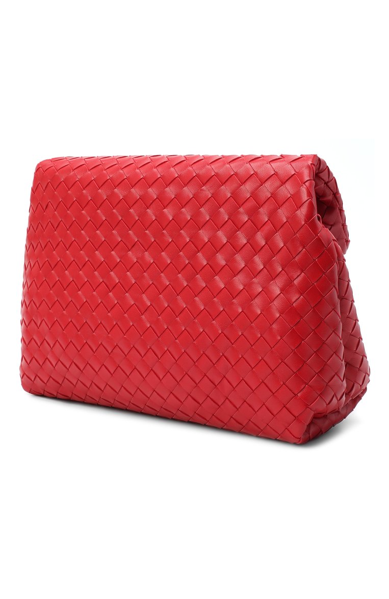 Женская сумка bv fold small BOTTEGA VENETA красного цвета, арт. 642637/V08Z1 | Фото 3 (Сумки-технические: Сумки через плечо; Материал: Натуральная кожа; Региональные ограничения белый список (Axapta Mercury): RU; Материал сплава: Проставлено; Ремень/цепочка: На ремешке; Драгоценные камни: Проставлено; Размер: small)