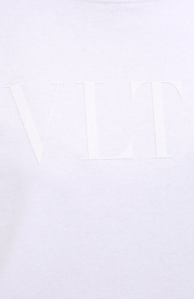 Хлопковая футболка VALENTINO, арт. VB3MG11A66B, фото 5