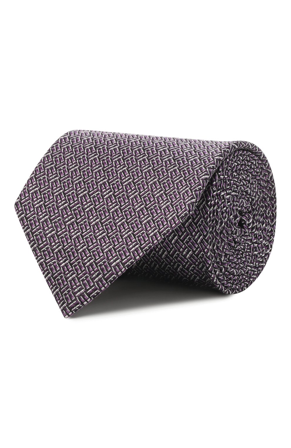 Шелковый галстук ZEGNA фиолетового цвета по цене 19950 руб., арт. Z3E38T/1XW, фото 1 Шелковый галстук ZEGNA, арт. Z3E38T/1XW, фото 1