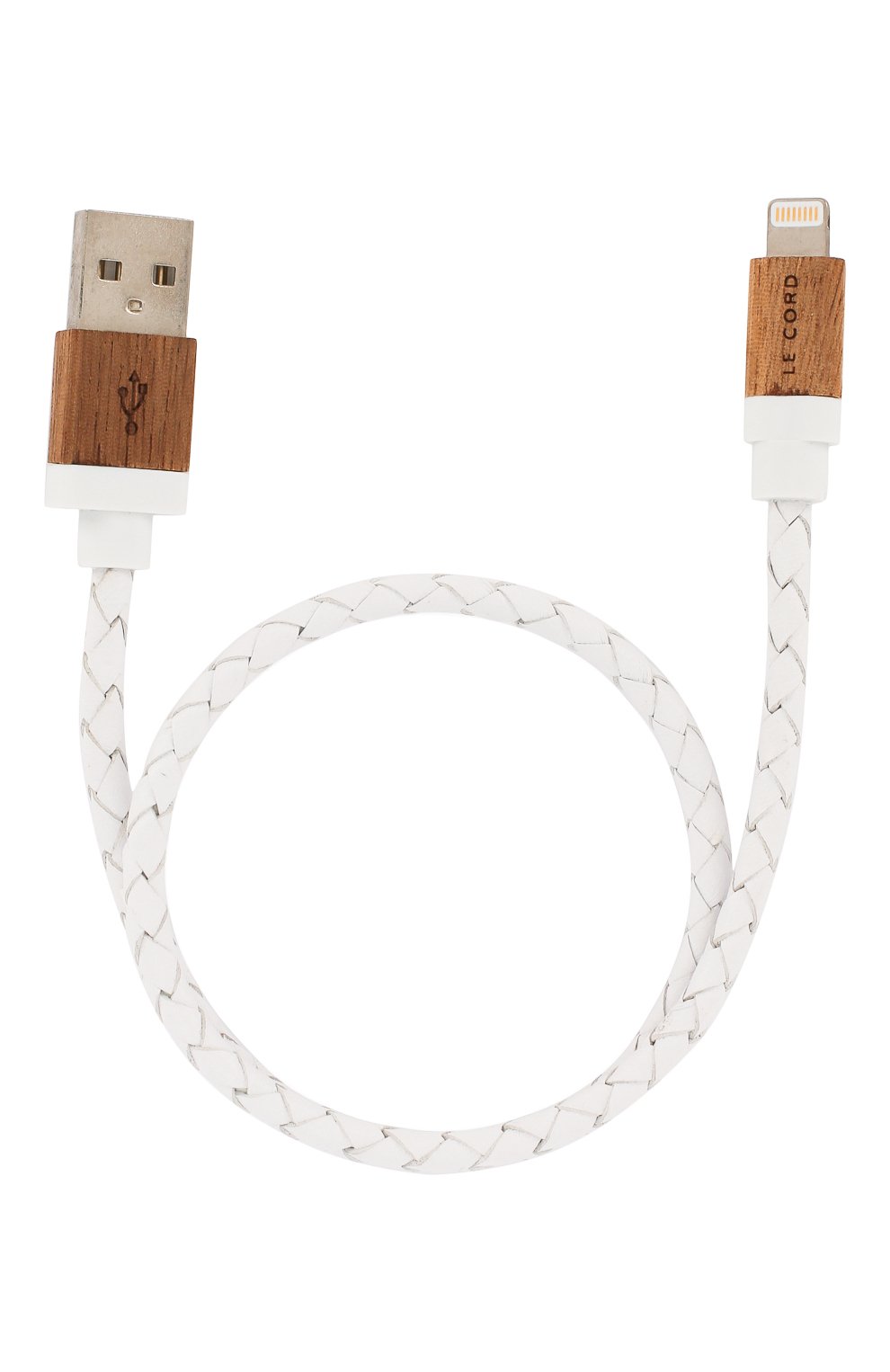 Кабель usb LE CORD белого цвета по цене 2750 руб., арт. 1103, фото 1 Кабель usb LE CORD, арт. 1103, фото 1