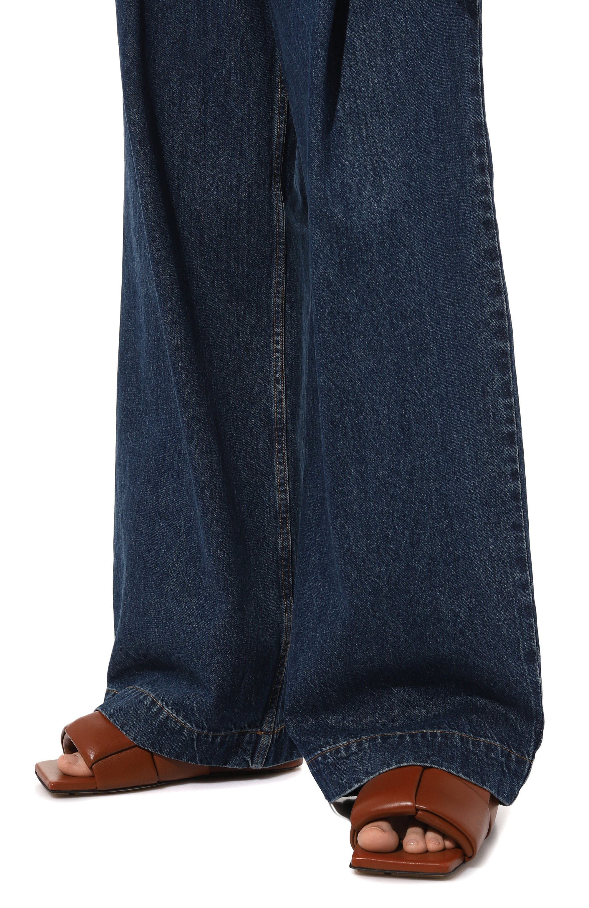 Кожаные шлепанцы patch BOTTEGA VENETA, арт. 741259/VBSD0, фото 3