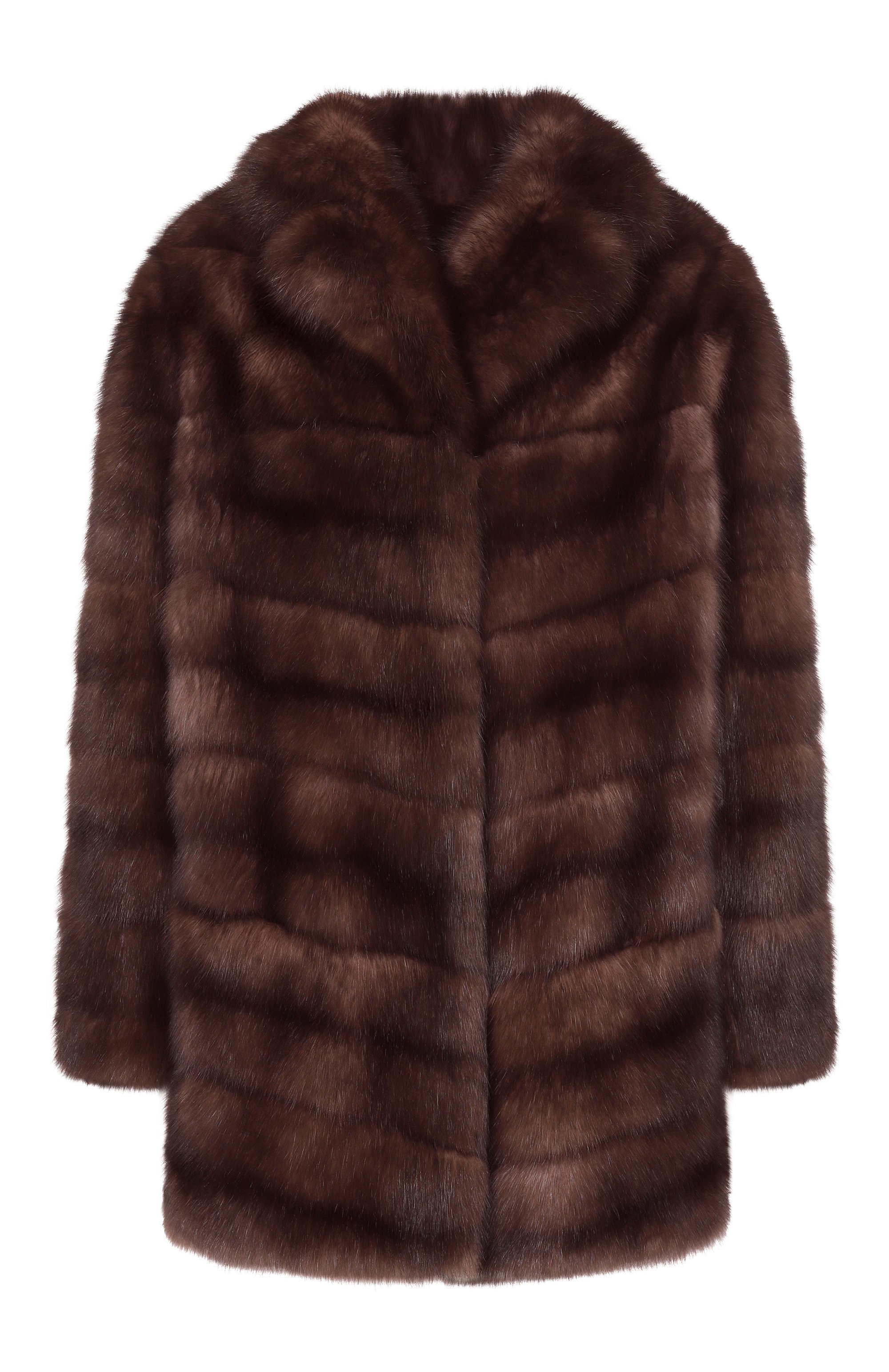 Шуба из соболя РУССКИЙ МЕХ коричневого цвета по цене 4625000 руб., арт. 62 РМ, фото 1 Шуба из соболя РУССКИЙ МЕХ, арт. 62 РМ, фото 1