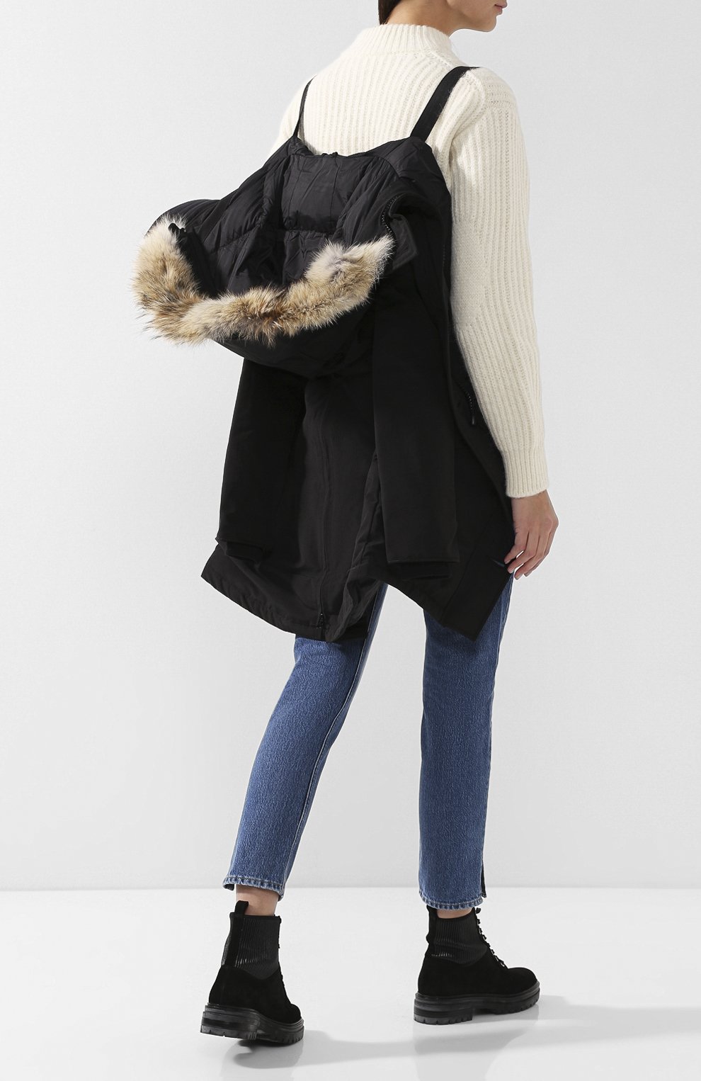 Утепленная парка rossclair с меховой отделкой CANADA GOOSE, арт. 2580L/2062M, фото 6