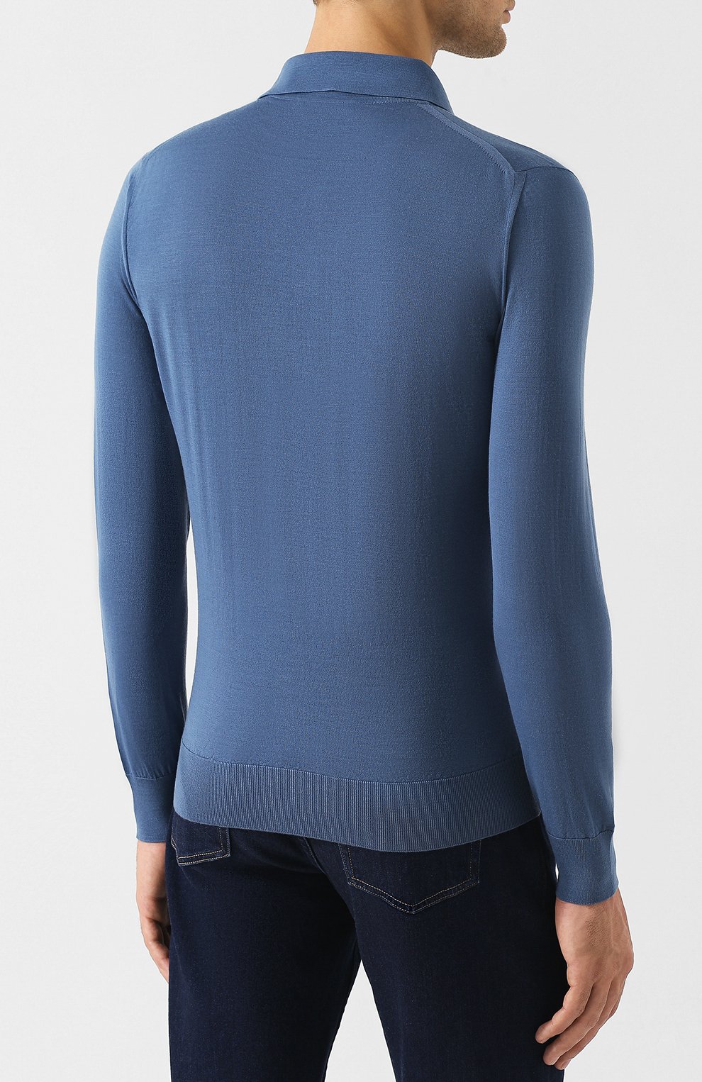 Шерстяное поло с длинными рукавами ZEGNA, арт. URM00/132, фото 4