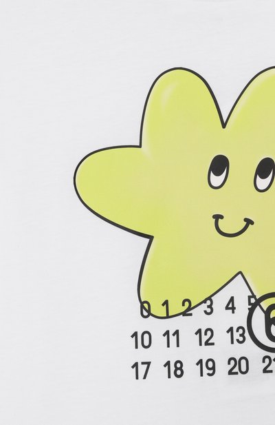 Хлопковая футболка MM6, арт. M60805/MM04I, фото 3