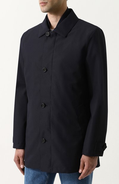 Однобортное пальто на молнии с подстежкой ZEGNA, арт. VP040/ZZ222, фото 3