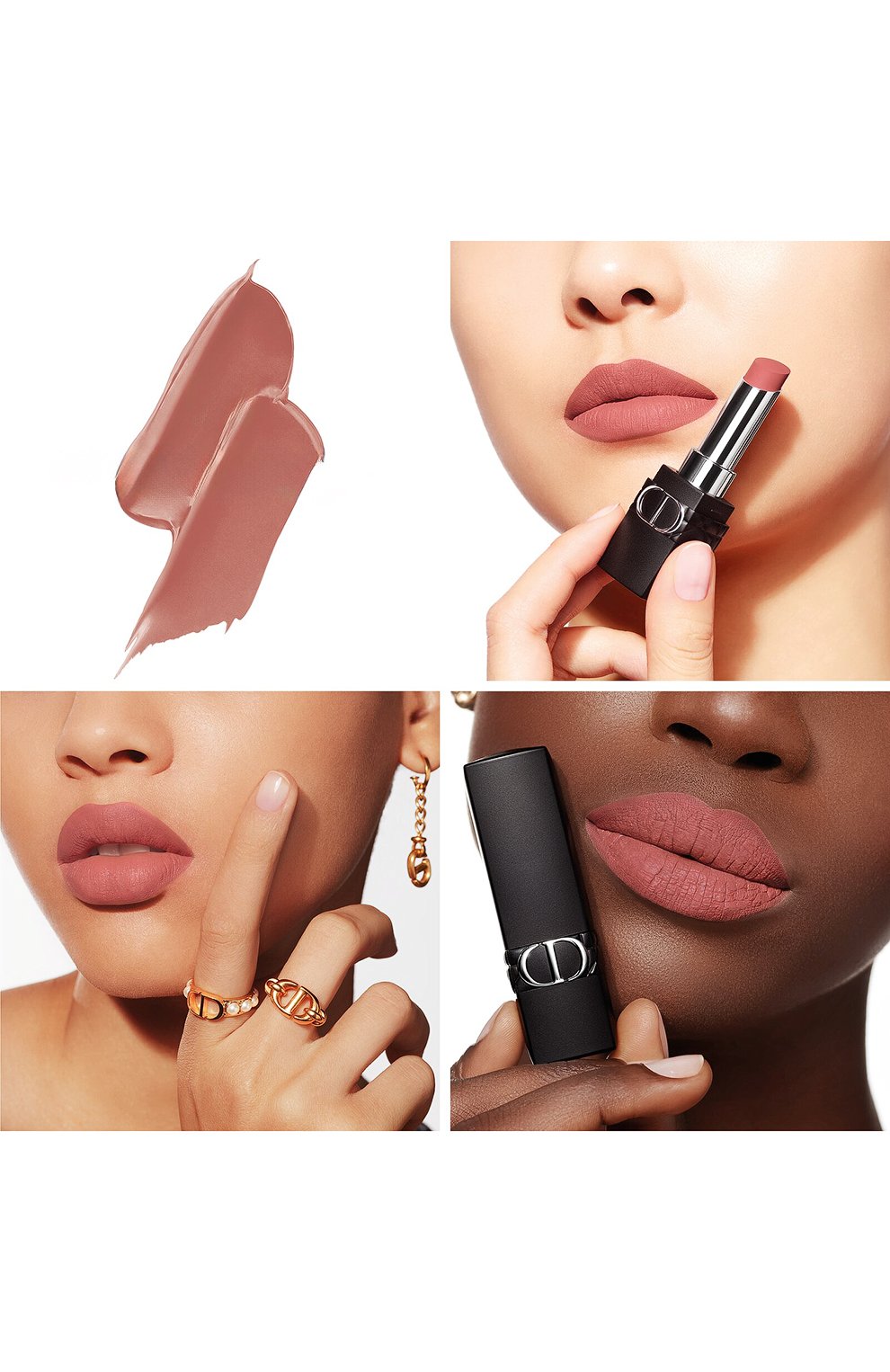 Стойкая увлажняющая помада для губ rouge dior forever stick, оттенок 100 всегда естественный (3,2g) DIOR, арт. C030800100, фото 2
