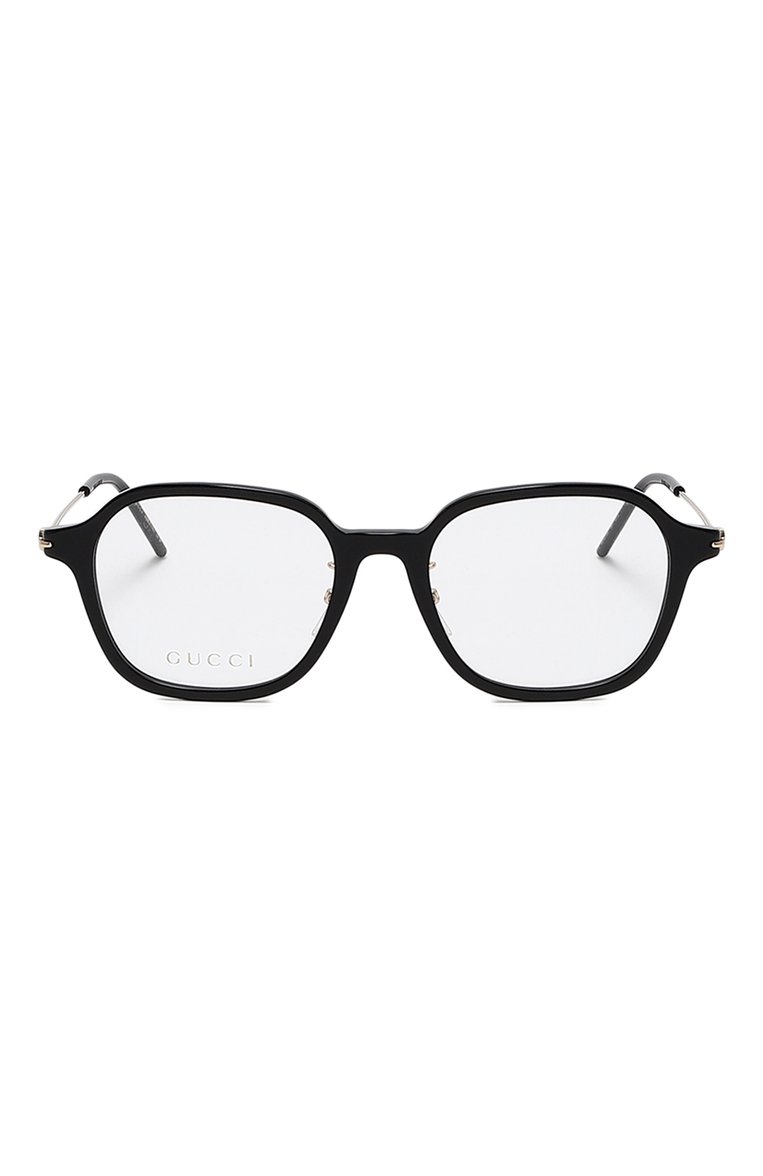 Мужские оправа GUCCI черного цвета, арт. GG12770A 001 | Фото 3 (Региональные ограничения белый список (Axapta Mercury): Не проставлено; Нос: Не проставлено; Материал: Пластик; Тип очков: Оправа; Кросс-КТ: Оправы-мужское; Оптика Гендер: оптика-мужское; Очки форма: Квадратные)