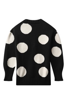 Детский кардиган из хлопка и шерсти MSGM KIDS черно-белого цвета, арт. F4MSJGCA133 | Фото 2 (Драгоценные камни: Проставлено; Материал внешний: Шерсть, Хлопок; Материал сплава: Проставлено; Рукава: Длинные; Девочки Кросс-КТ: Ка�рдиган-одежда; Ростовка одежда: 8 лет | 128 см, 13 - 15 лет | 158 см, 12 лет | 152 см, 10 - 11 лет | 140 - 146см)