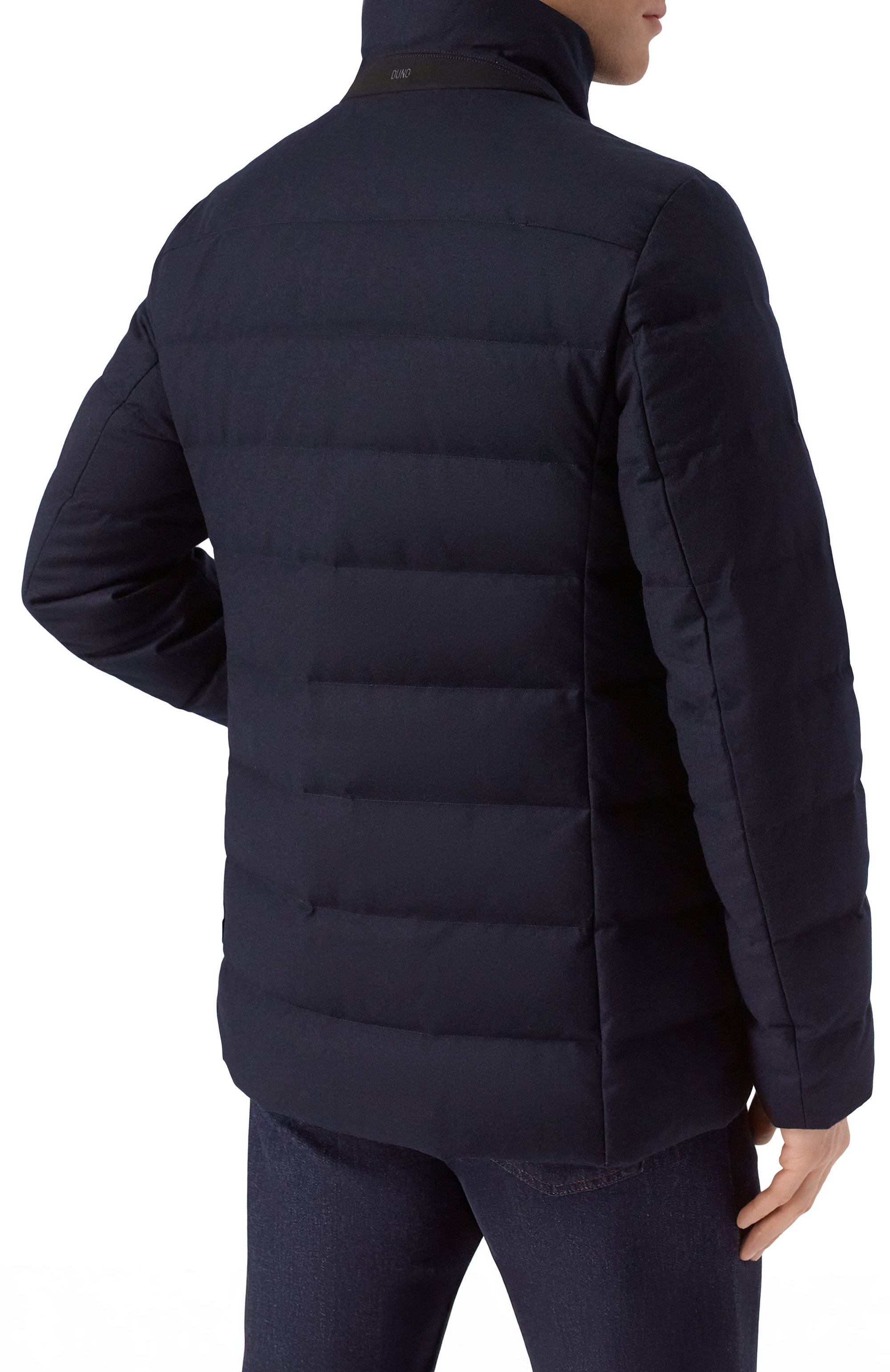 Пуховая куртка из шерсти и кашемира DUNO, арт. GREY/LEVIC0, фото 4