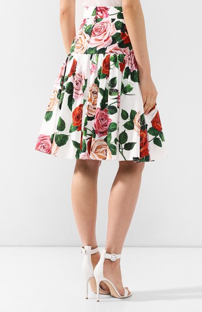 Хлопковая юбка DOLCE & GABBANA, арт. F4BI3T/HS5C4, фото 4