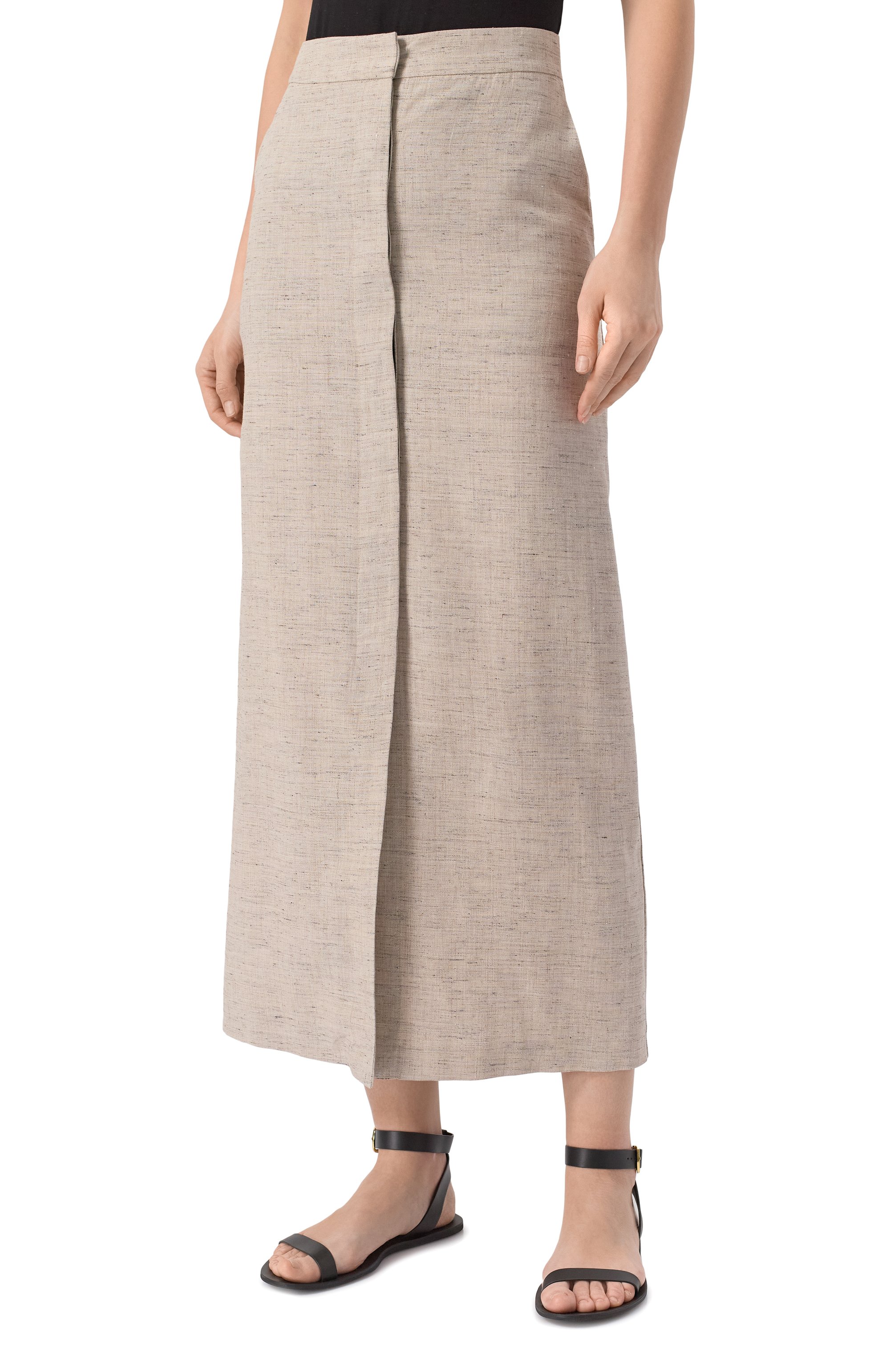 Юбка из вискозы и льна ERIKA CAVALLINI, арт. P5S003, фото 3