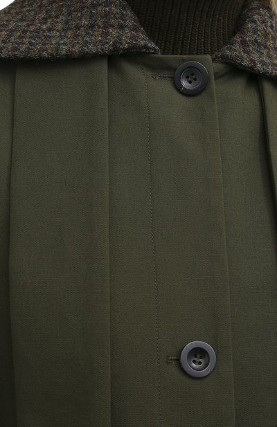 Хлопковое пальто LOEWE, арт. S540330X87, фото 5