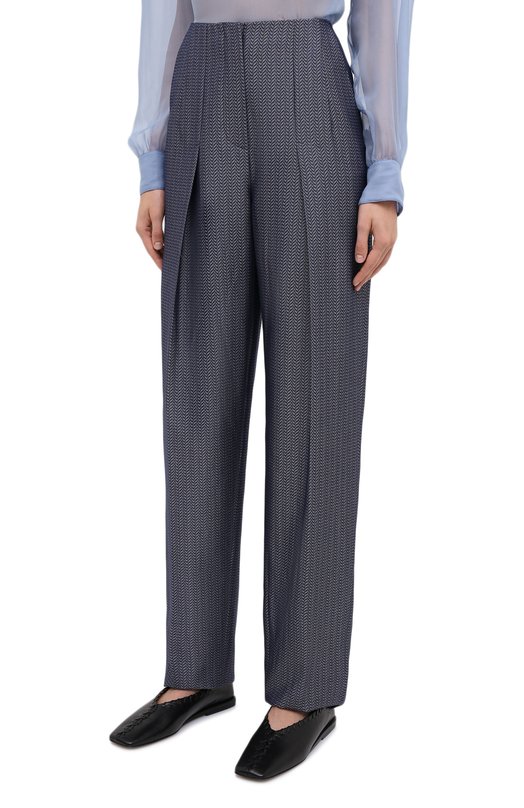 Шерстяные брюки Giorgio Armani 0WHPP0DG/T01W1 Серый  0WHPP0DG/T01W1 Фото 4