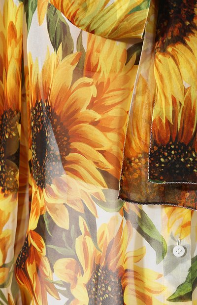 Шелковая блузка DOLCE & GABBANA, арт. F5J95T/HS15I, фото 5