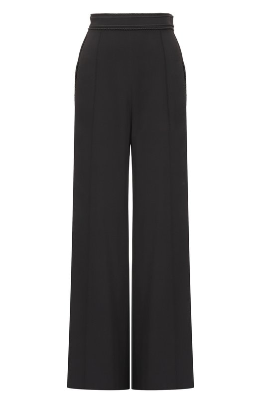 Брюки из вискозы Elie Saab P0146EF25CD020 Чёрный P0146EF25CD020
