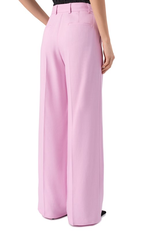 Брюки из вискозы MSGM 4041MDP25/267127 Розовый  4041MDP25/267127 Фото 4