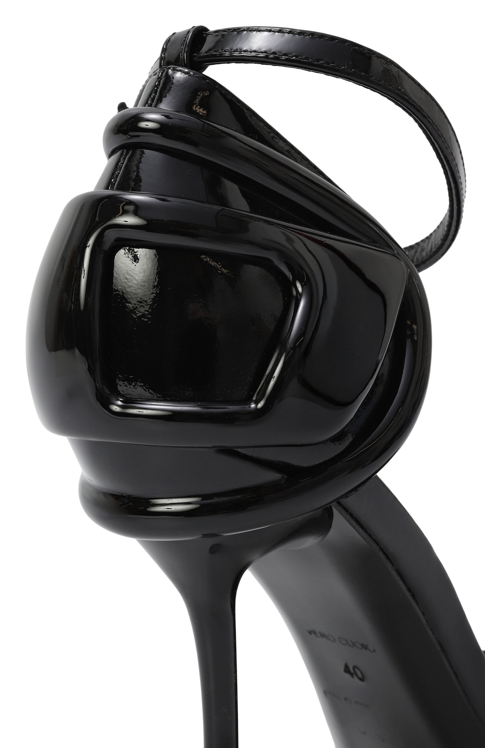 Кожаные босоножки d-ten&half stiletto DIESEL черного цвета по цене 75350 руб., арт. Y03662/P7381, фото 7 Кожаные босоножки d-ten&half stiletto DIESEL, арт. Y03662/P7381, фото 7