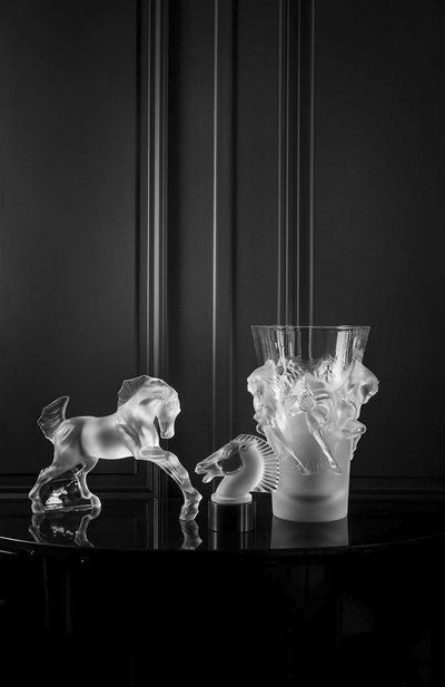 Скульптура horse LALIQUE прозрачного цвета по цене 737500 руб., арт. 10647600, фото 2 Скульптура horse LALIQUE, арт. 10647600, фото 2