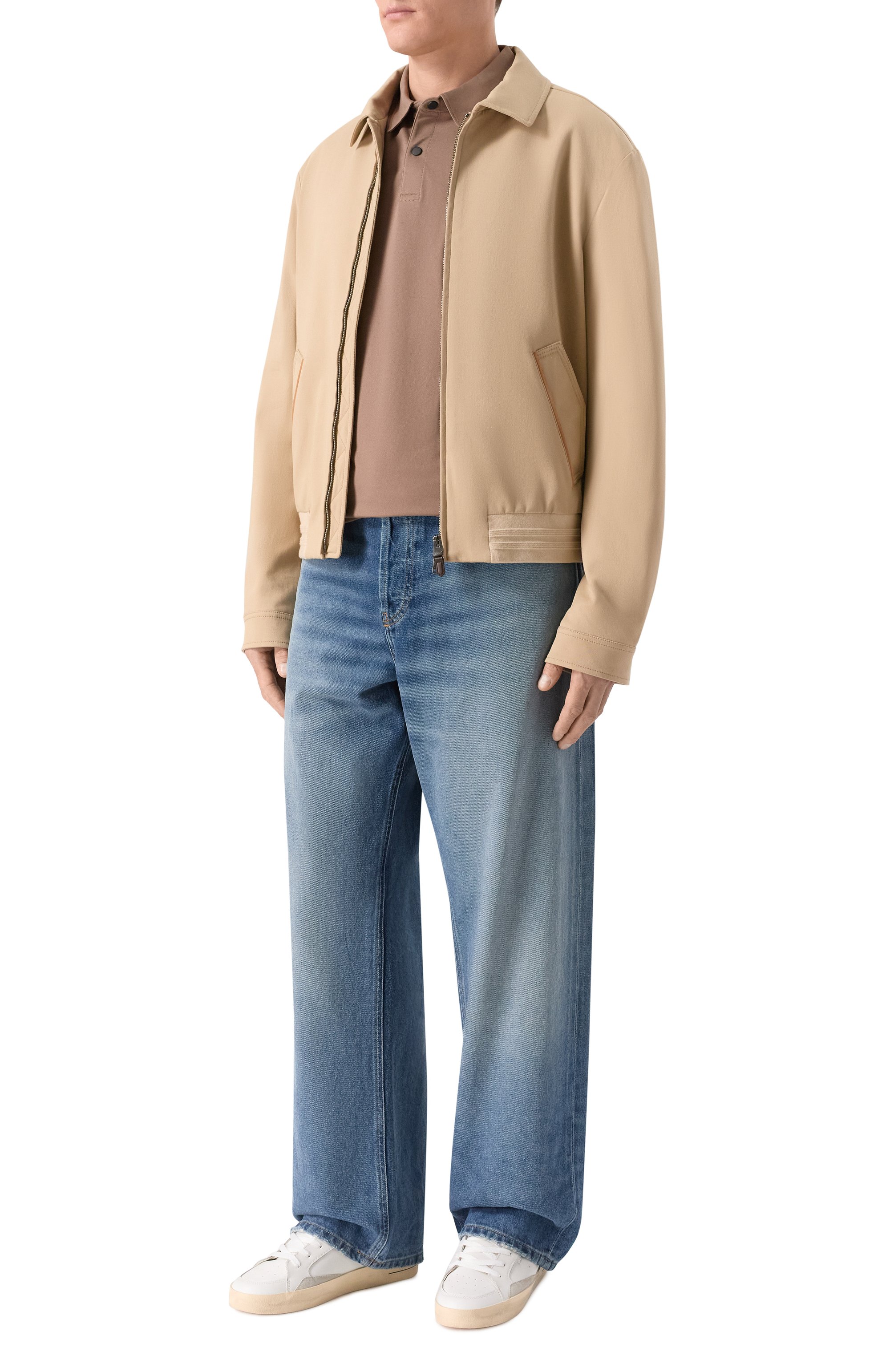 Поло BOGNER темно-бежевого цвета по цене 14760 руб., арт. 58122727, фото 2 Поло BOGNER, арт. 58122727, фото 2