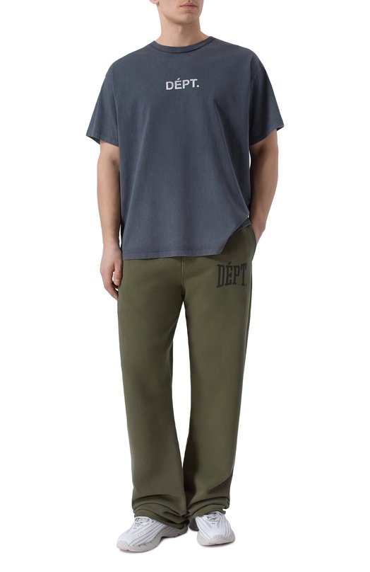 Хлопковая футболка Gallery Dept. TDT-10210 Серый  TDT-10210 Фото 2