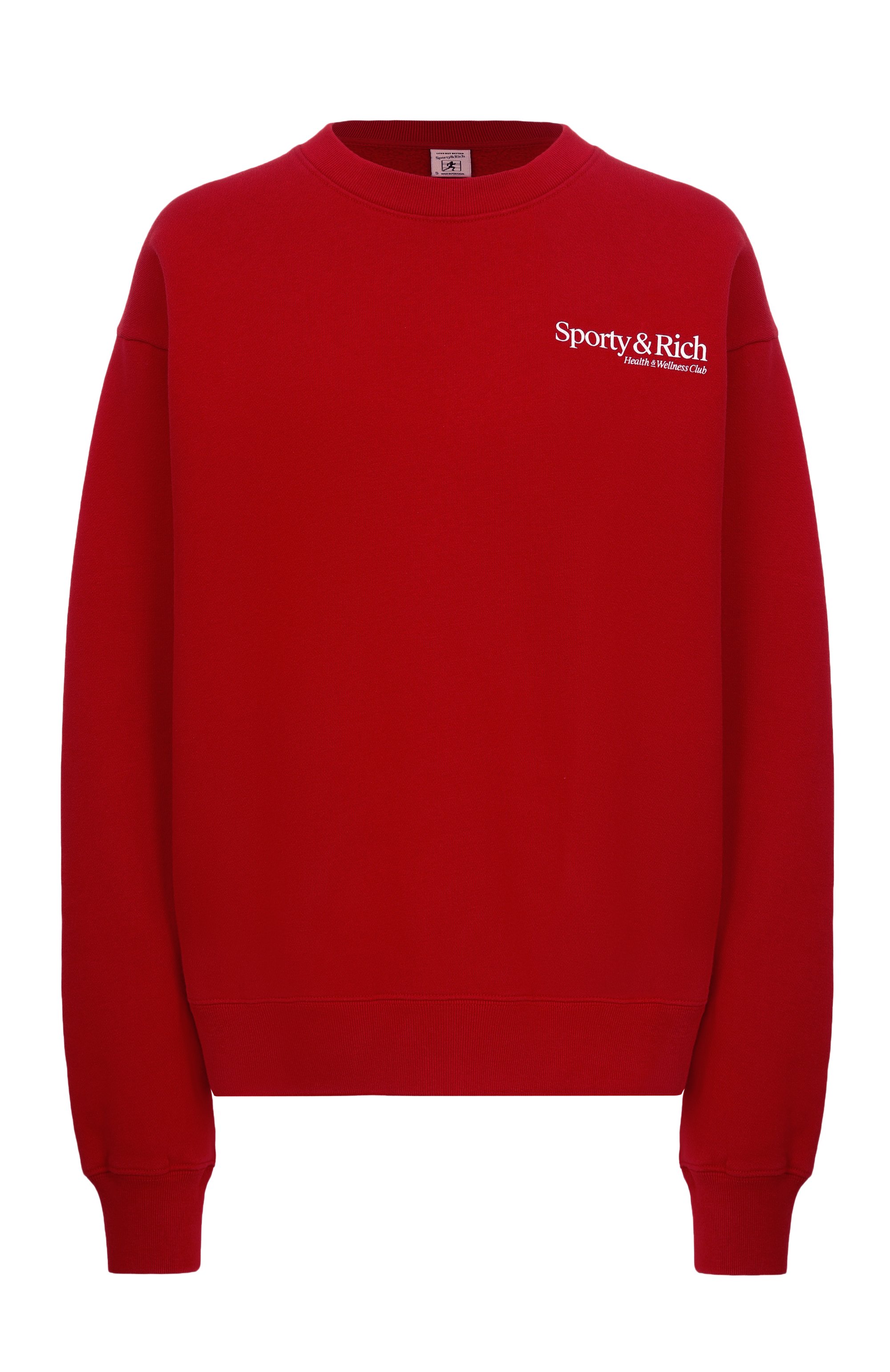 Хлопковый свитшот SPORTY AND RICH, арт. ST098710087RE15, фото 1