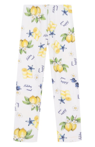 Хлопковые легинсы MONNALISA, арт. 19G421NP