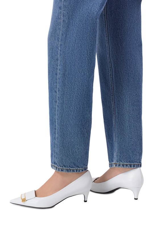 Кожаные туфли Sr1 Sergio Rossi B14491/MMVN13 Белый  B14491/MMVN13 Фото 2