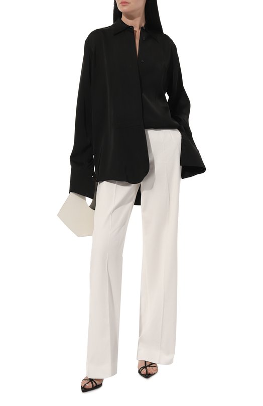 Хлопковые брюки Dolce & Gabbana FTC20T/GDCDD Белый  FTC20T/GDCDD Фото 2