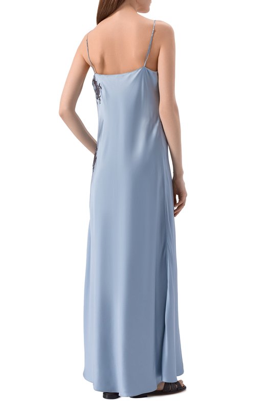 Шелковая сорочка Carine Gilson AL0200FS Голубой  AL0200FS Фото 3