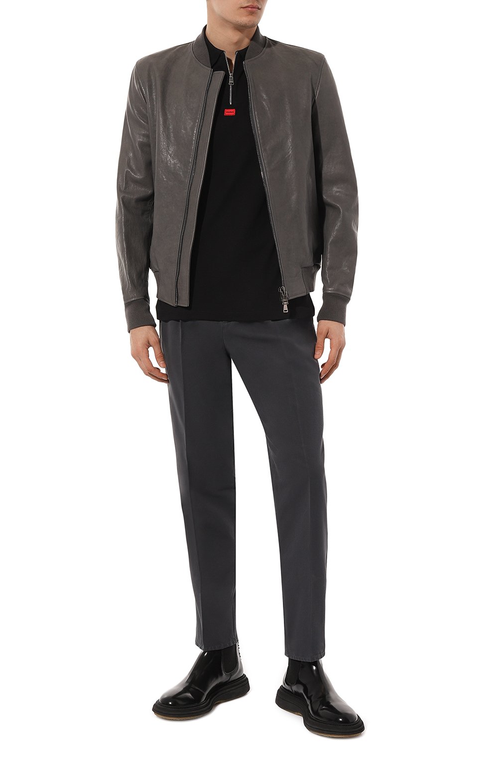 Хлопковое поло HUGO, арт. 50509866, фото 2