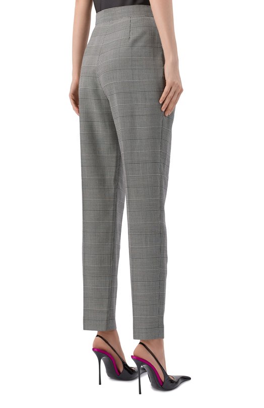 Шерстяные брюки Balmain GF1PN190/WD31 Серый  GF1PN190/WD31 Фото 4