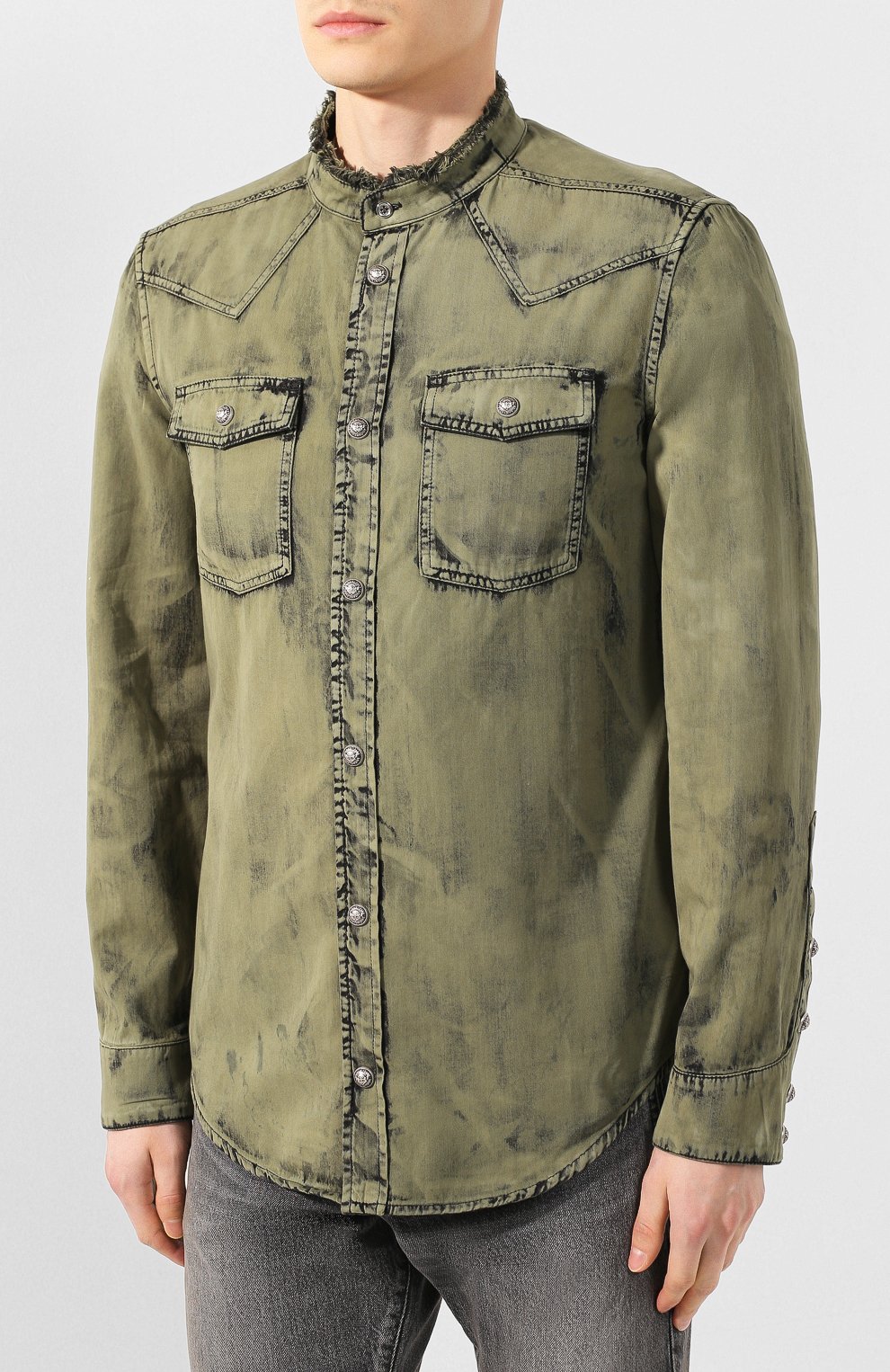 Джинсовая рубашка BALMAIN, арт. TH12159/Z220, фото 3
