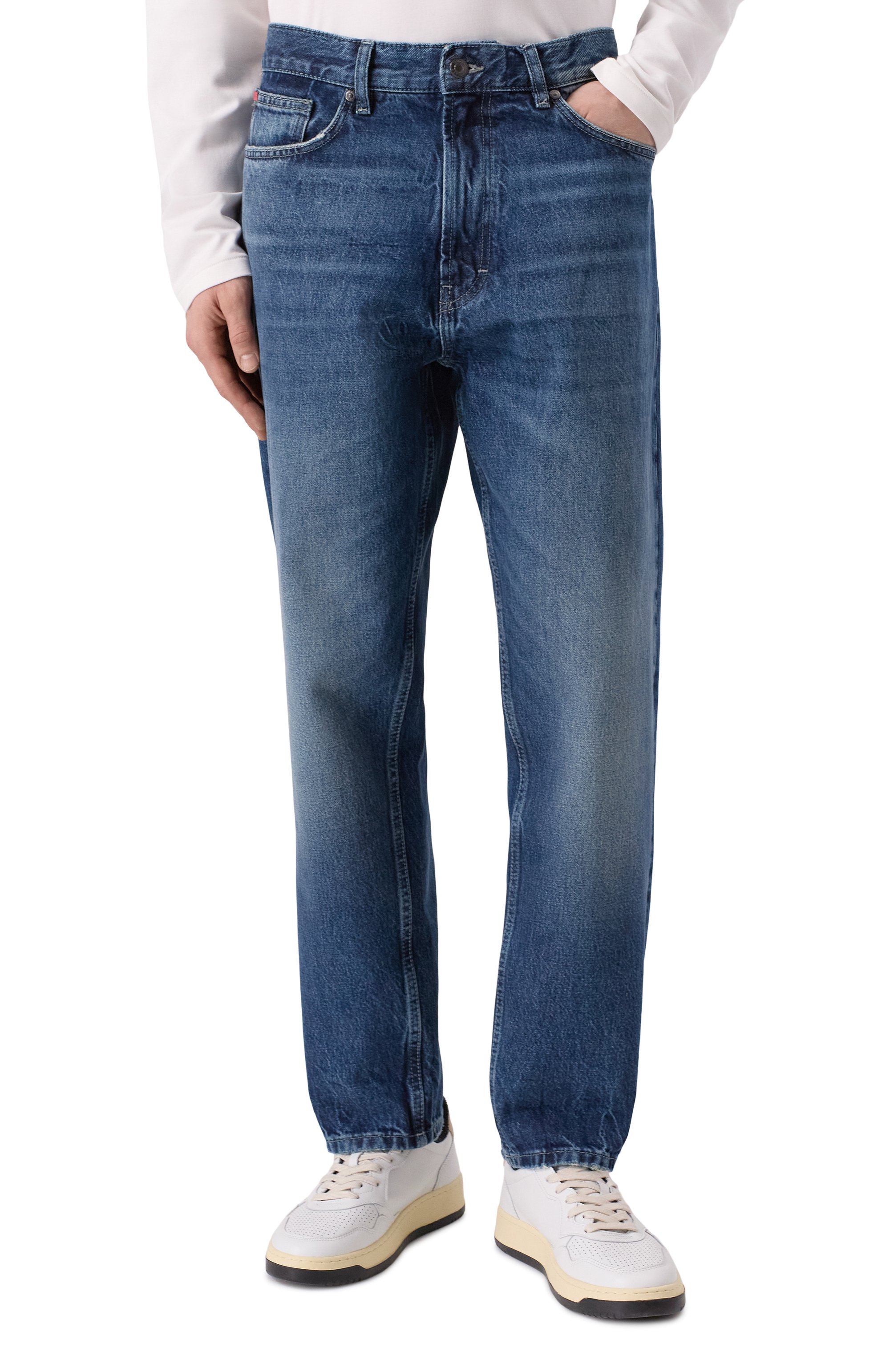 Джинсы hugo 838 HUGO темно-синего цвета по цене 21800 руб., арт. 50554198, фото 3 Джинсы hugo 838 HUGO, арт. 50554198, фото 3