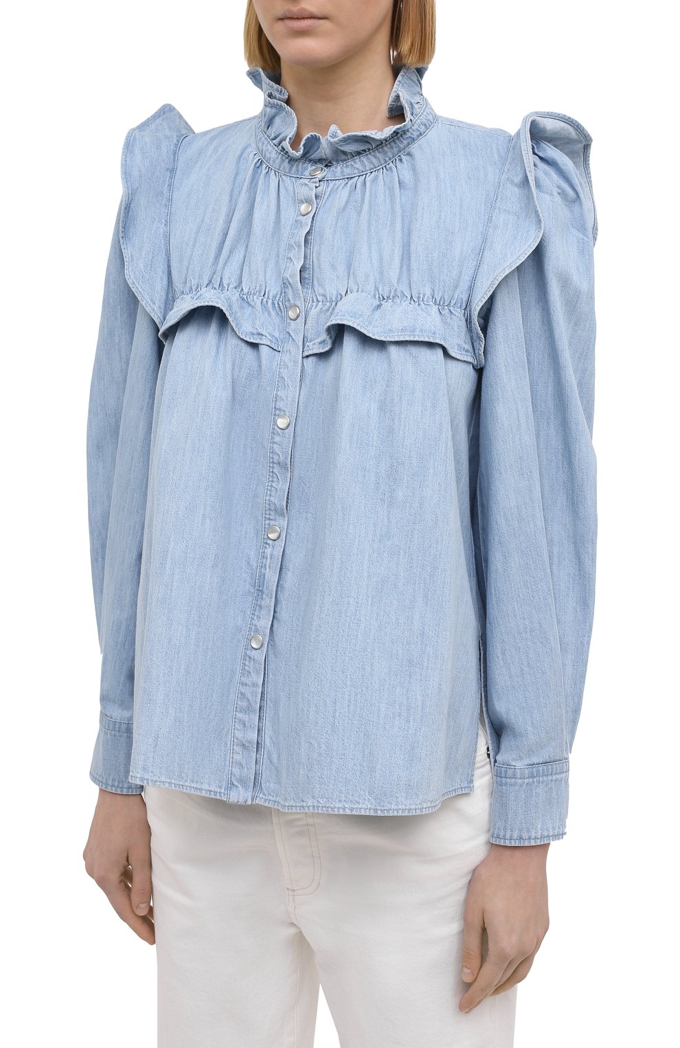 Джинсовая рубашка ISABEL MARANT ETOILE, арт. CH0617-21P023H/IDETY, фото 3