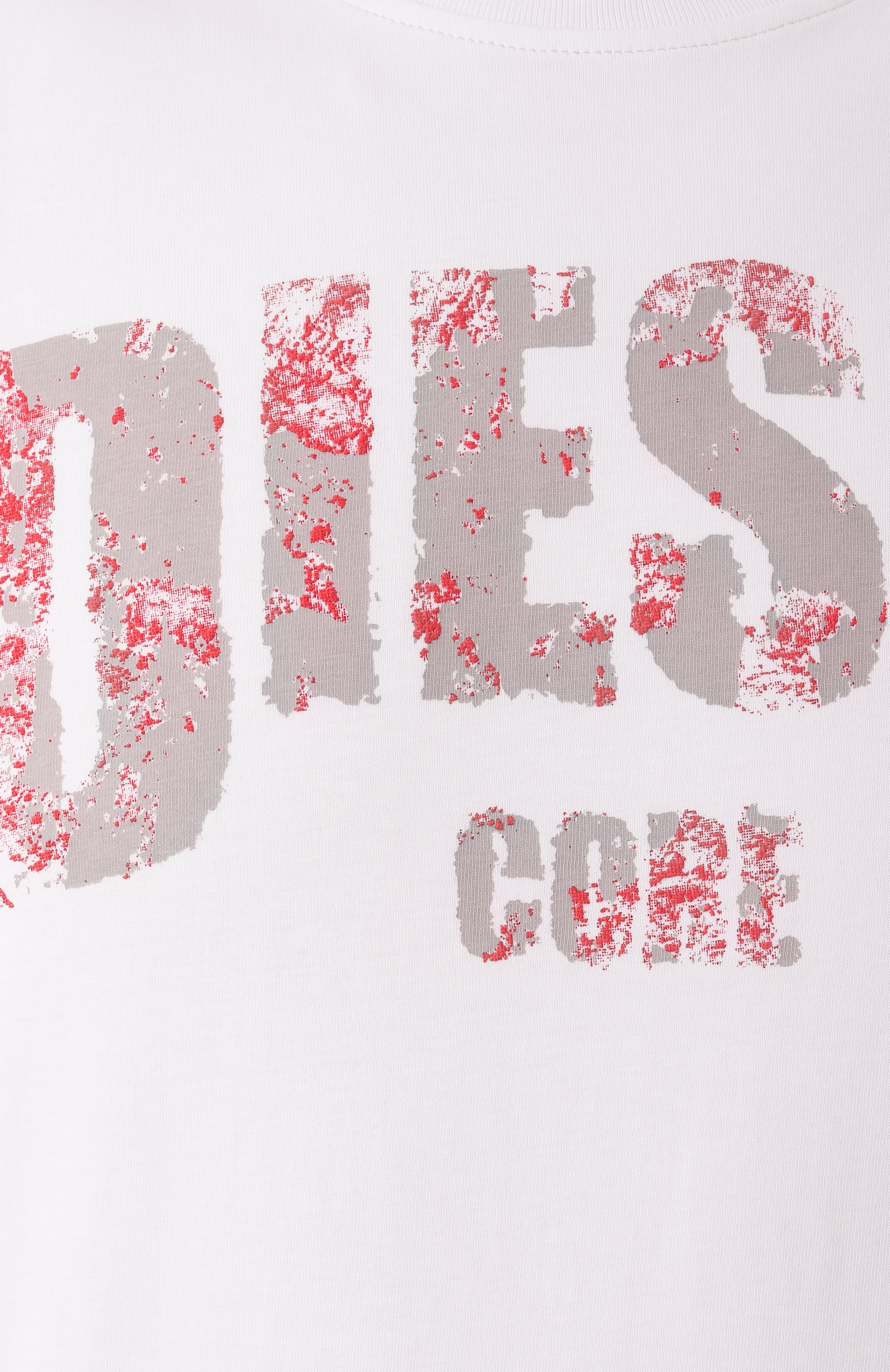 Хлопковая футболка DIESEL, арт. A17268/0PLAT, фото 6