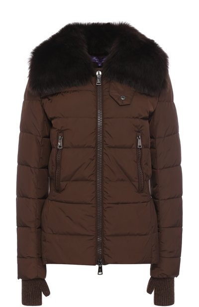 Стеганый пуховик с меховой отделкой RALPH LAUREN, арт. 911/IHC09/FHC09, фото 1