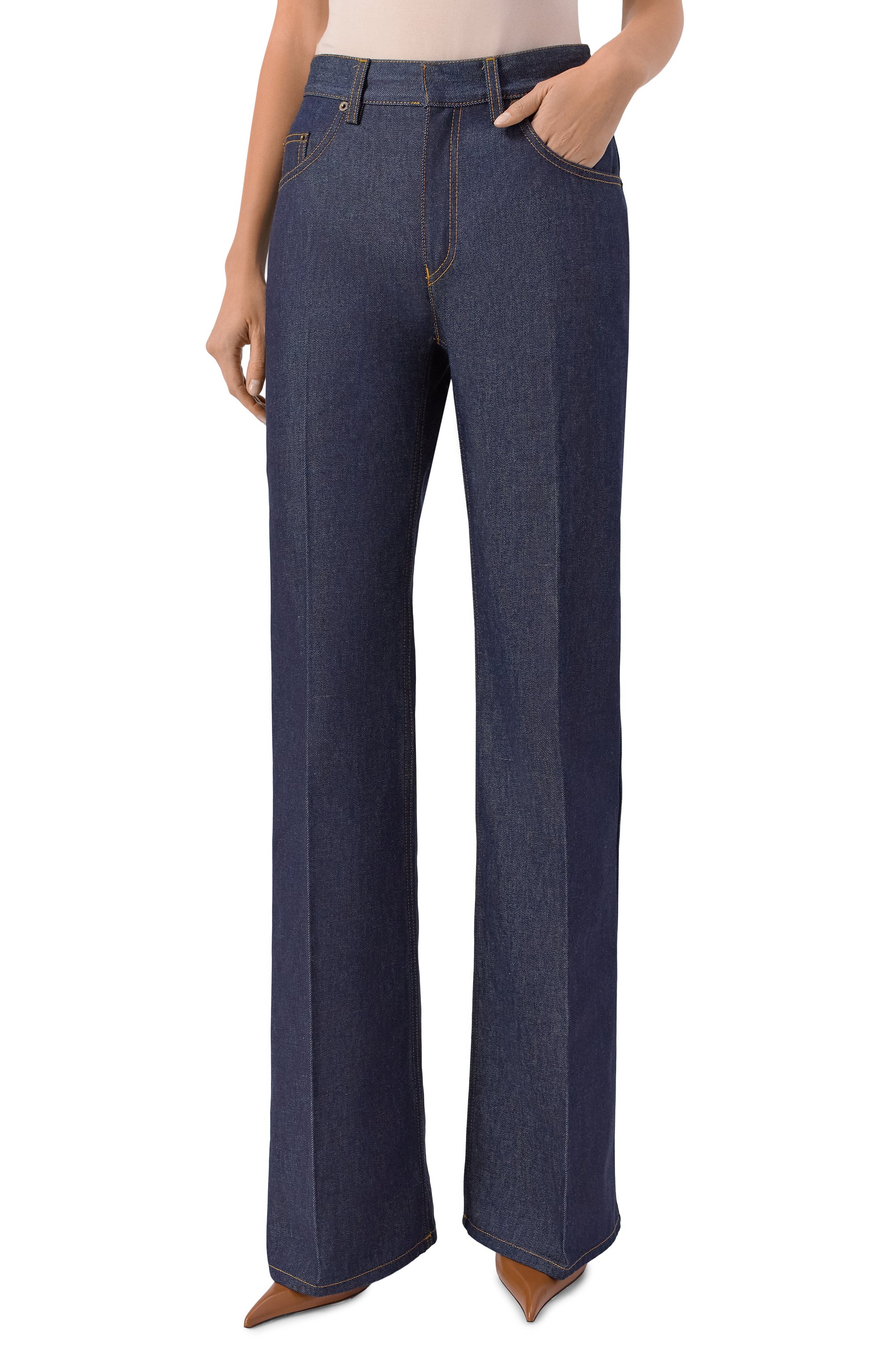 Джинсы PETAR PETROV синего цвета по цене 72450 руб., арт. F25DP3/DENIM, фото 3 Джинсы PETAR PETROV, арт. F25DP3/DENIM, фото 3