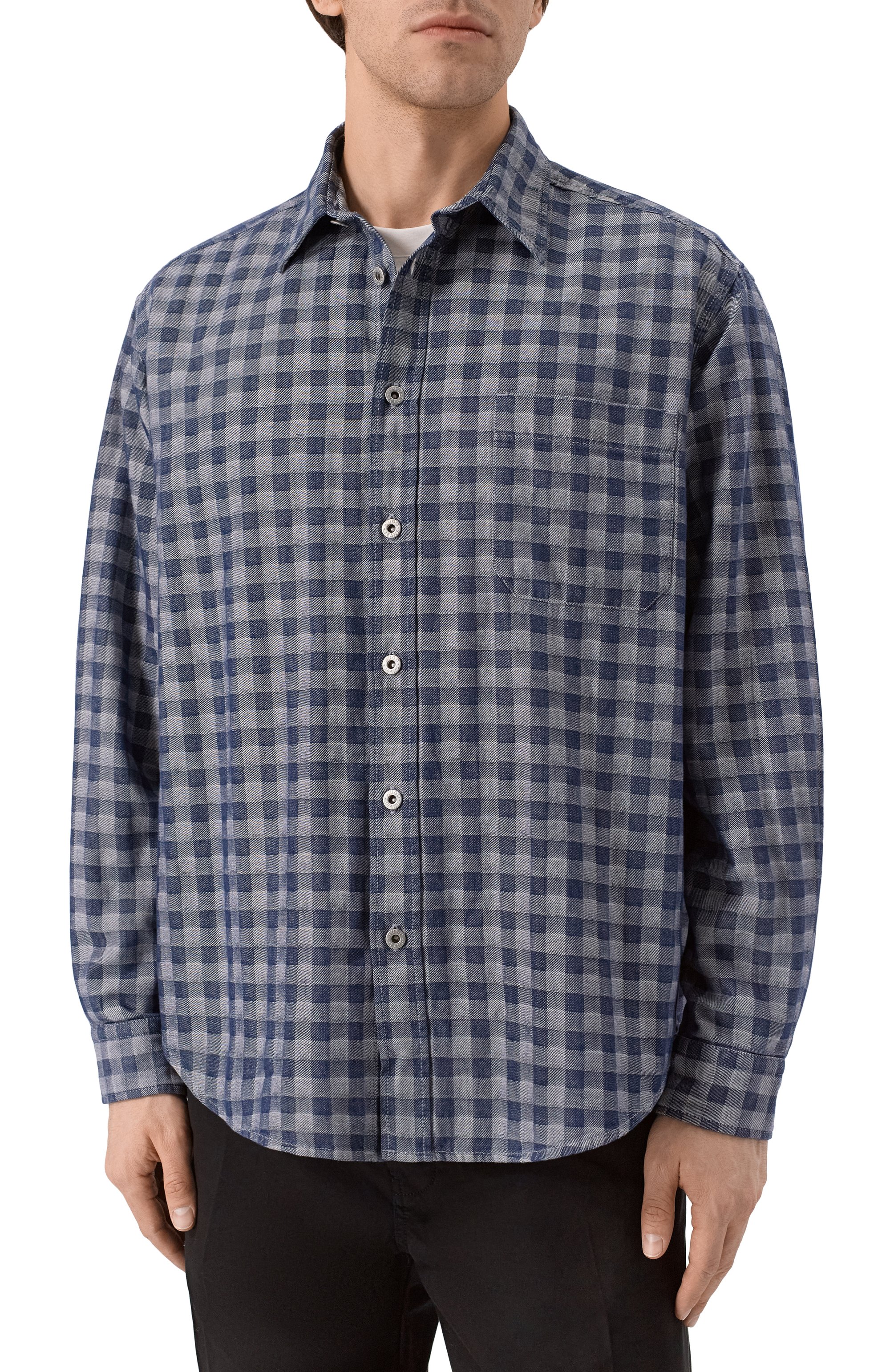 Хлопковая рубашка HUGO BLUE, арт. 50556347, фото 3