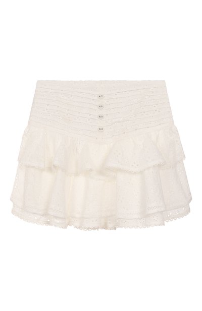 Хлопковая юбка POUPETTE ST BARTH, арт. K4ZR25U0WIN