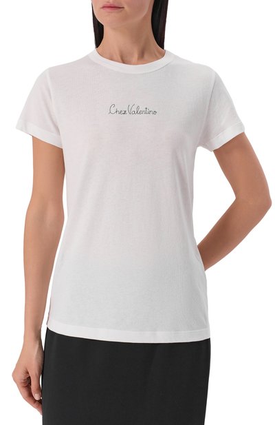 Хлопковая футболка VALENTINO, арт. 7B3MG25G/9L9, фото 3